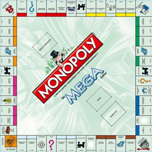 90% NEW MONOPOLY MEGA, WITH ALL PARTS AND BOX - Picture 5 of 5